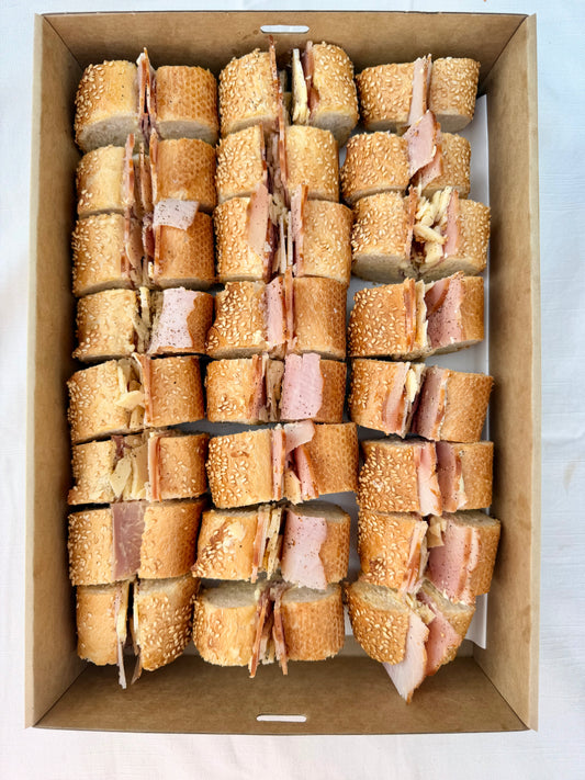 Smoked Ham & English Cheddar Baguette's