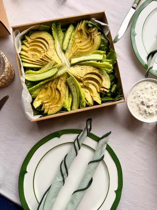 Green Goddess Salad w Balsamic Vinegarette