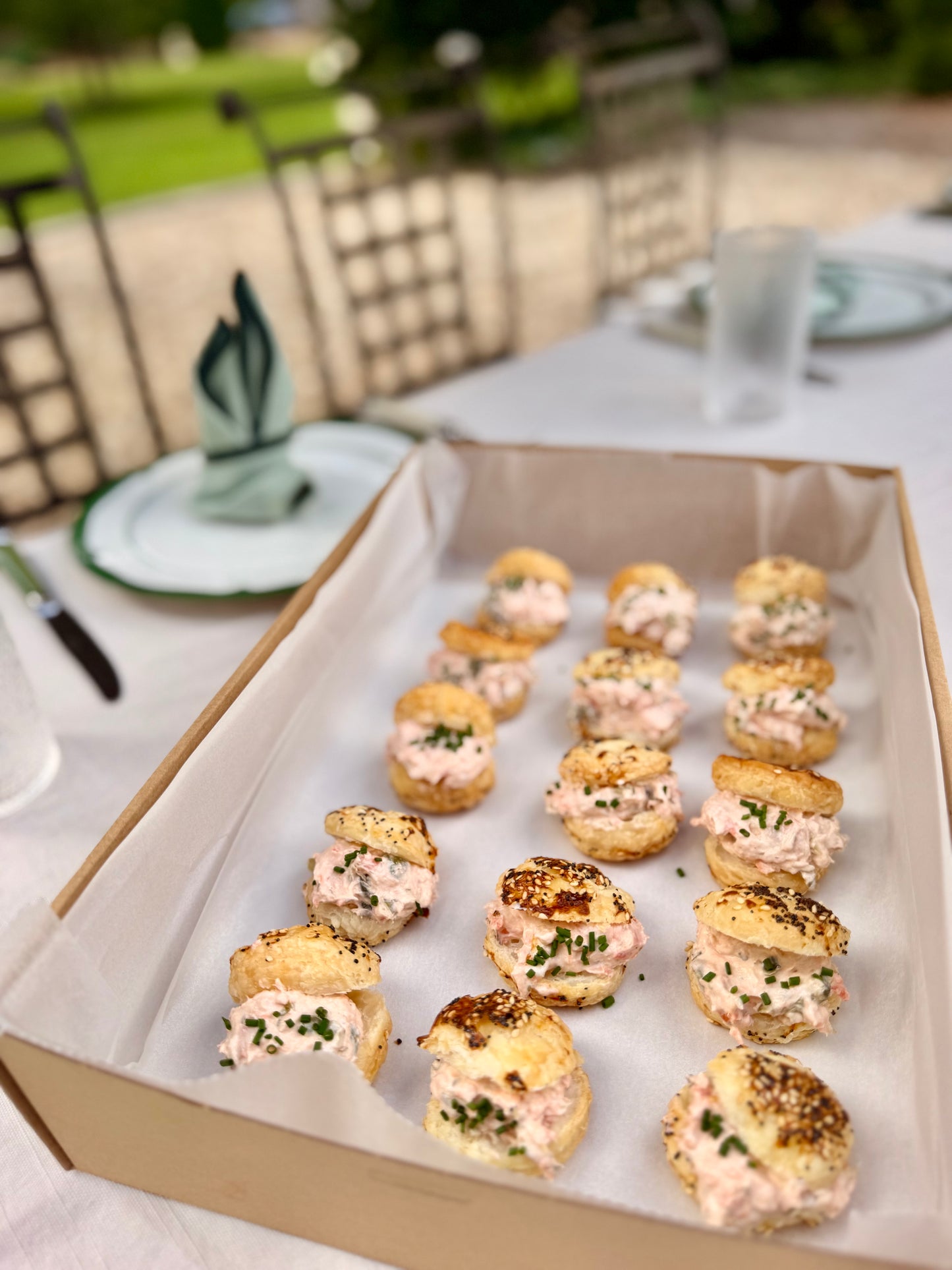 Smoked Salmon Pastries -  15 Pieces